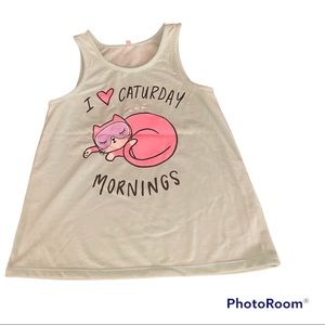 I Love Caturday Mornings Tank